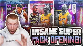 *CRAZY* Full Throttle SUPER Pack OPENING!! Most INSANE PULL! (NBA 2K21 MyTeam)