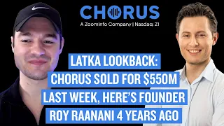 LATKA lookback: Chorus sold for $550m last week, here’s founder Roy Raanani 4 years ago