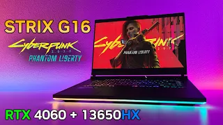 RTX 4060 Laptop | Cyberpunk 2077 Phantom Liberty | Asus STRIX G16 - DLSS 3.5, Raytracing Pathtracing