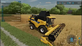 Small Wheat Harvest With New Holland CH7.70 - Farming Simulator 22