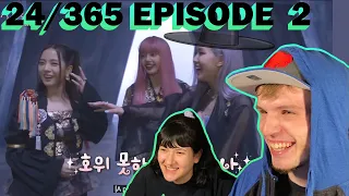 BLACKPINK 24/365 EPISODE 2 (COUPLE REACTION!) | CHAELISA COME UP WITH A LEVEL 10 PATTY CAKE ROUTINE