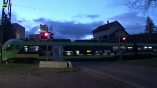 Železniční přejezd Lbín - P2086 - 18.11.2023 - Czech Railroad Crossing