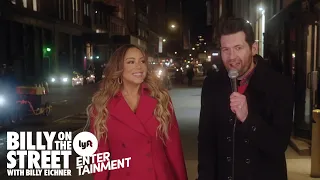 Billy on the Street with MARIAH CAREY!!! A Holiday Miracle!!!