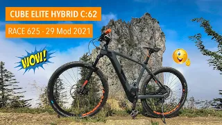 😎2021 CUBE Elite Hybrid C:62 RACE 625 - Bosch Performance CX e-Bike Test ‼️ #CubeEliteHybrid