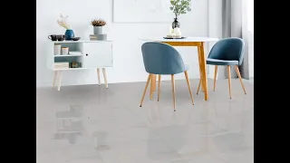 Elegance Grey Shiny Polished Porcelain Floor Tile - 600 x 600mm - JIN1359