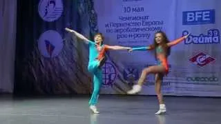 Сергей Свирин - Ангелина Мушто (Чемпионат Европы 10.05.14)