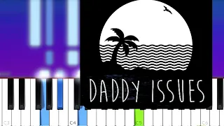 The Neighbourhood - Daddy Issues (Piano tutorial)