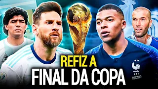 Coloquei SELEÇÕES CLÁSSICAS na FINAL da COPA do MUNDO 🏆 │ FIFA Experimento