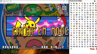 Speedrun Pokemon Pinball Ruby Sapphire catch 'em all 6:55:39