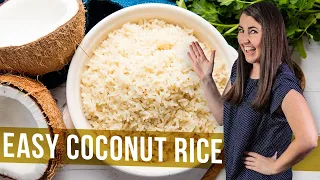 How to Make Easy Coconut Rice | The Stay At Home Chef