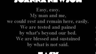 Joanna Newsom - Easy (with lyrics)