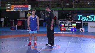 BRONZE WW - 68 kg: A. HANZLICKOVA (CZE) v. S. GEORGIEVA (BUL)