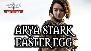 The Witcher 3 Game of Thrones Easter Egg Arya Stark