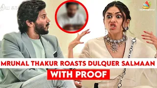 Dulquer Salmaan gets ROASTED by Mrunal Thakur🤣🤣 | EXCLUSIVE Behind the Scenes Clip😱