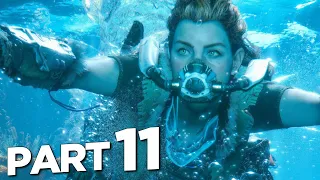 HORIZON FORBIDDEN WEST PS5 Walkthrough Gameplay Part 11 - UNDERWATER (FULL GAME)