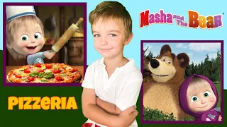 Masha and the Bear - Pizzeria gameplay with Ima