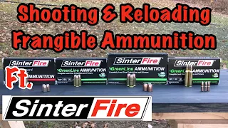 You Shot Steel HOW Close?!? Testing and Reloading Frangible Ammunition-Ft. @SinterFire Inc.