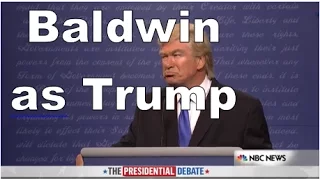 TRY NOT TO LAUGH!!! Recap: 2016 Debate : SNL Baldwin Vs. Trump who's a better Trump?