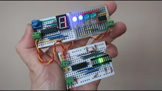 Attiny series,  cheap mini microcontrolers, great toy for  self-isolation (programed with Arduino)