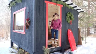 Off Grid Tiny Cabin- FINISHED!