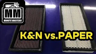 K&N Filter vs Stock Paper Filter - DYNO TEST Ford F150