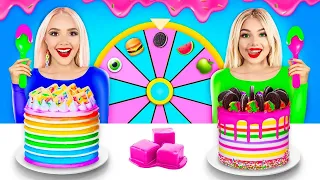 Rich VS Broke Cake Decorating Challenge! Try to Decorate Desserts in 1 Second by RATATA BRILLIANT
