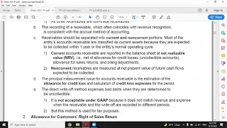 CMA | PART 1 | 2021|unit 2 ,, 2.1 ACCOUNTS RECEIVABLE