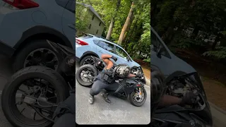 When your bike is the neighborhood morning alarm 😂⏰😈#bikelife #motorcycle #funny #funnyvideo #lol