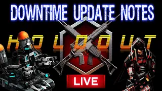 War Commander: Downtime Update Notes - Holdout Briefing Live.