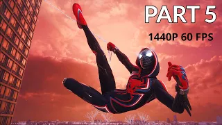 MARVEL'S SPIDER-MAN MILES MORALES 100% Walkthrough Gameplay Part 5 No Commentary (PC - 1440p 60FPS)