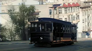 San Francisco 1920s in Color [60fps, Remastered] w/sound design added