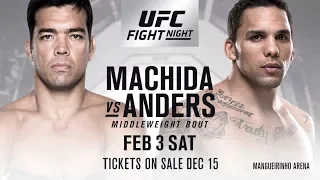 Machida vs Anders -  Fight Night Belem: Weigh In Face Offs