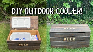 DIY Outdoor Cooler!
