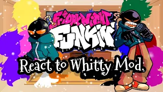 FNF React to Whitty Mod|| FRIDAY NIGHT FUNKIN'|| ElenaYT.