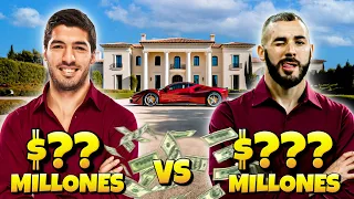 Luis Suárez vs Karim Benzema - ¿Quién tiene la fortuna más grande?