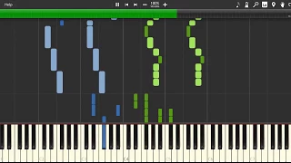 We're all just assholes talking to a camera - Jacksfilms [piano tutorial] (Synthesia)