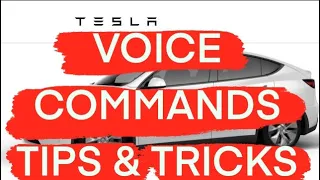 Tesla Model Y 2021 VOICE COMMANDS TIPS & TRICKS #Tesla @tesla