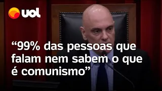 Alexandre de Moraes ironiza notícias falsas sobre comunismo no Brasil: ‘Dá Ibope’