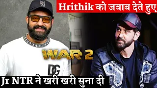 Jr NTR Hit Back Reply On Hrithik Roshan Birthday Comment With War 2 Fight Challenge