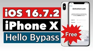 iphone X Hello Bypass iOS 16.7.2 Free With Unlocktool |iOS 16.7.2 Hello Bypass By Unlocktool|