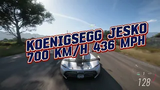 KOENIGSEGG JESKO WORLD RECORD - 700 KM/H 436 Mph TOP SPEED RECORD | FORZA HORIZON 5