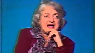 Betty Friedan interview on WIPB-TV, 1985