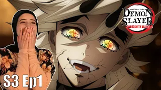 IT’S BACKKK | Demon Slayer: Kimetsu No Yaiba Season 3 Episode 1 Reaction