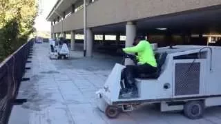 Parking Deck Membrane Removal