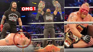 ROMAN REIGNS DESTROYS BROCK LESNAR MSG 2022, WWE MSG 2022 HIGHLIGHTS, Brock Lesnar MSG 2022