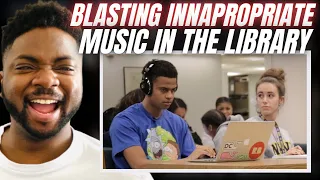 🇬🇧BRIT Reacts To BLASTING INAPPROPRIATE MUSIC AT THE LIBRARY!