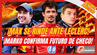 Leclerc Destroza a Max que explota contra Red Bull | Marko aclara futuro de Checo