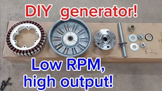 Low RPM,high output generator with no wiring modifications!