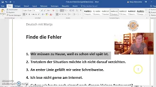 Finde die Fehler #2 | Live-Korrektur | B2/C1 Prüfungsvorbereitung