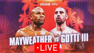 FLOYD MAYWEATHER VS JOHN GOTTI III FULL FIGHT, ROUND-BY-ROUND COMMENTARY & LIVE WATCH PARTY